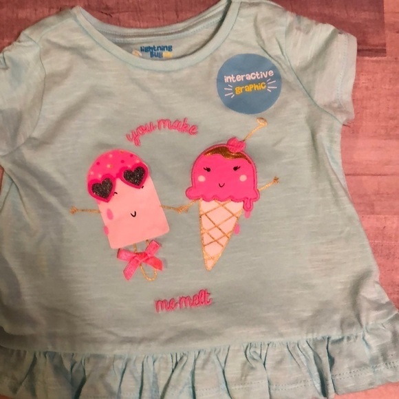 Lightening (new)bug infant short set, size 12 mo - Picture 2 of 2